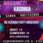 „Kasonga“ – Kizomba Party-Event in München mit Salsa in separatem Raum!